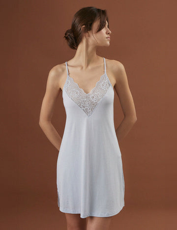 Camisola Tiritas Bridal Soft Sky