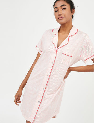 camisola boyfriend pink stripes rosa rayas verano