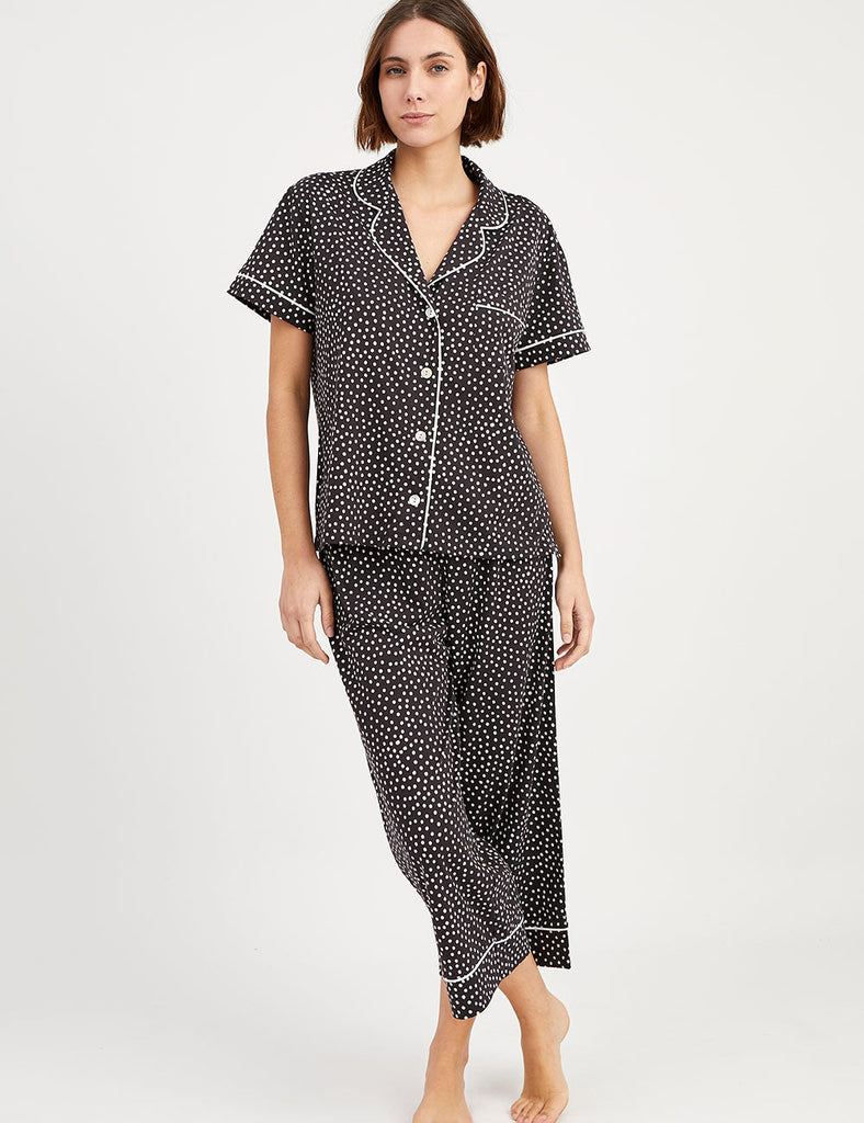 PJ Boyfriend Vera Black Dots 