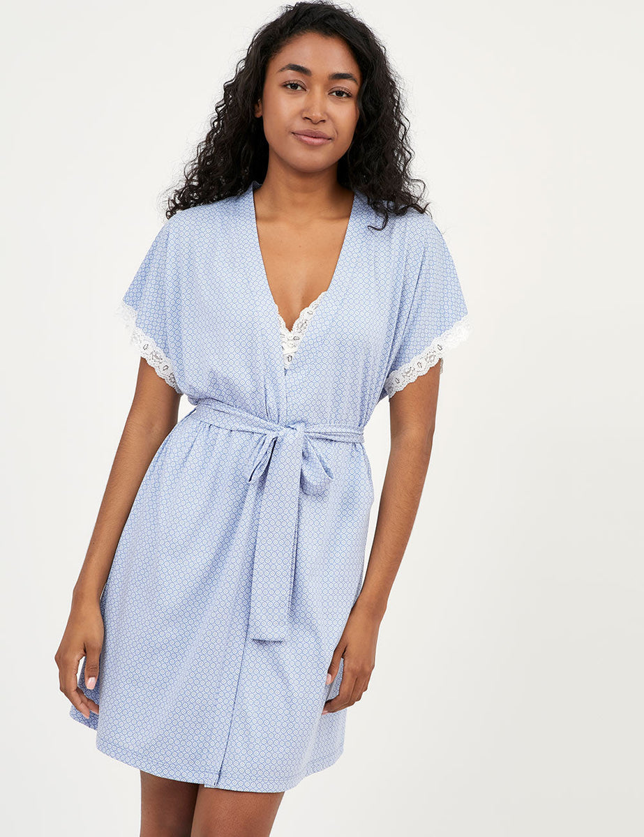 Simone Robe Marine Coast | In Bloom – In Bloom Sleepwear