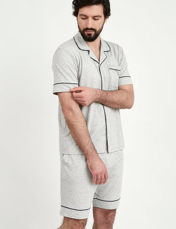 pijama camisero Heather Gray