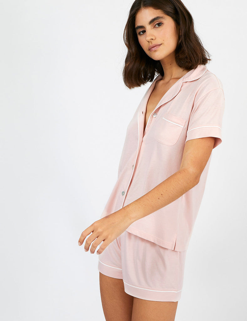 pijama mujer algodón pima rosado