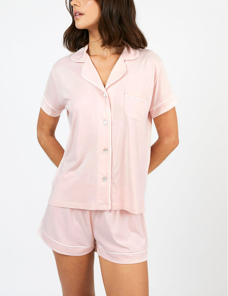 pijama rosado manga corta short