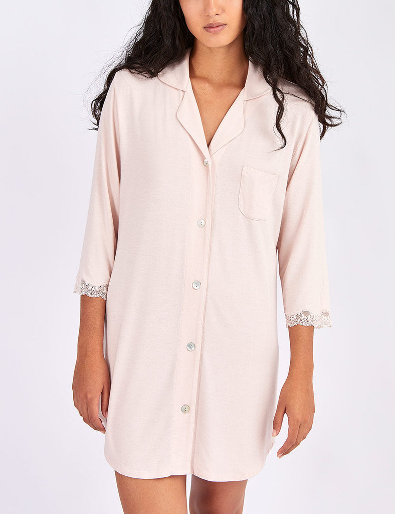 camisola pijama mujer shell rose