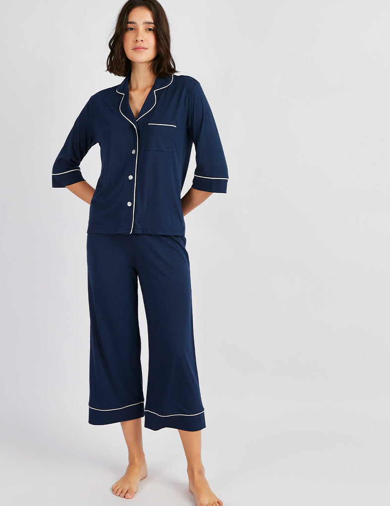 pijama capri para mujer algodón pima 
