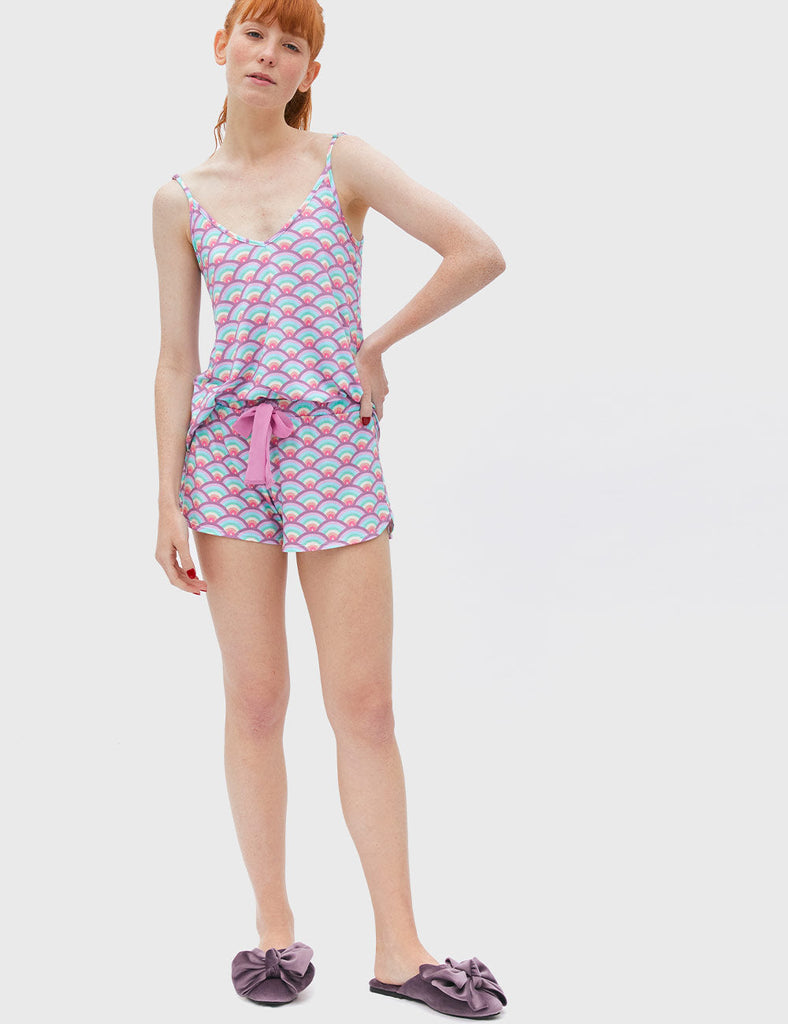 pijama de verano para mujer algodón cómodo